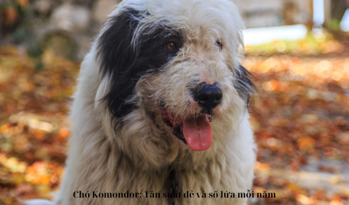 Chó Komondor: Tần suất đẻ và số lứa mỗi năm